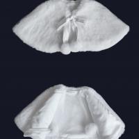 Cape fausse fourrure fille 