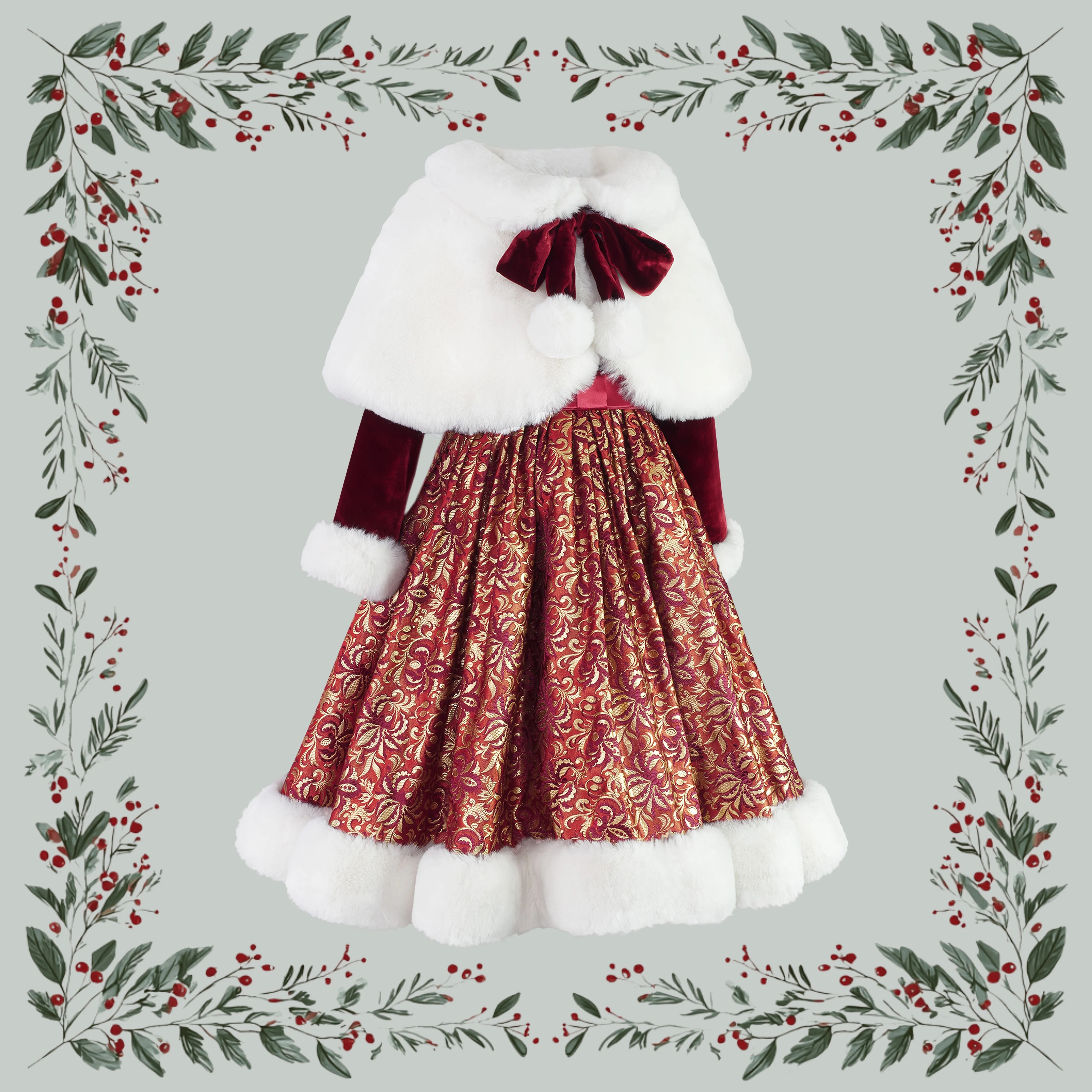 Collection noel robe noellie et sa cape 4