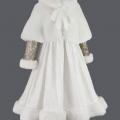 Robe et cape fausse fourrure 