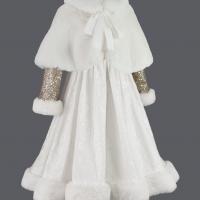 Robe et cape fausse fourrure 