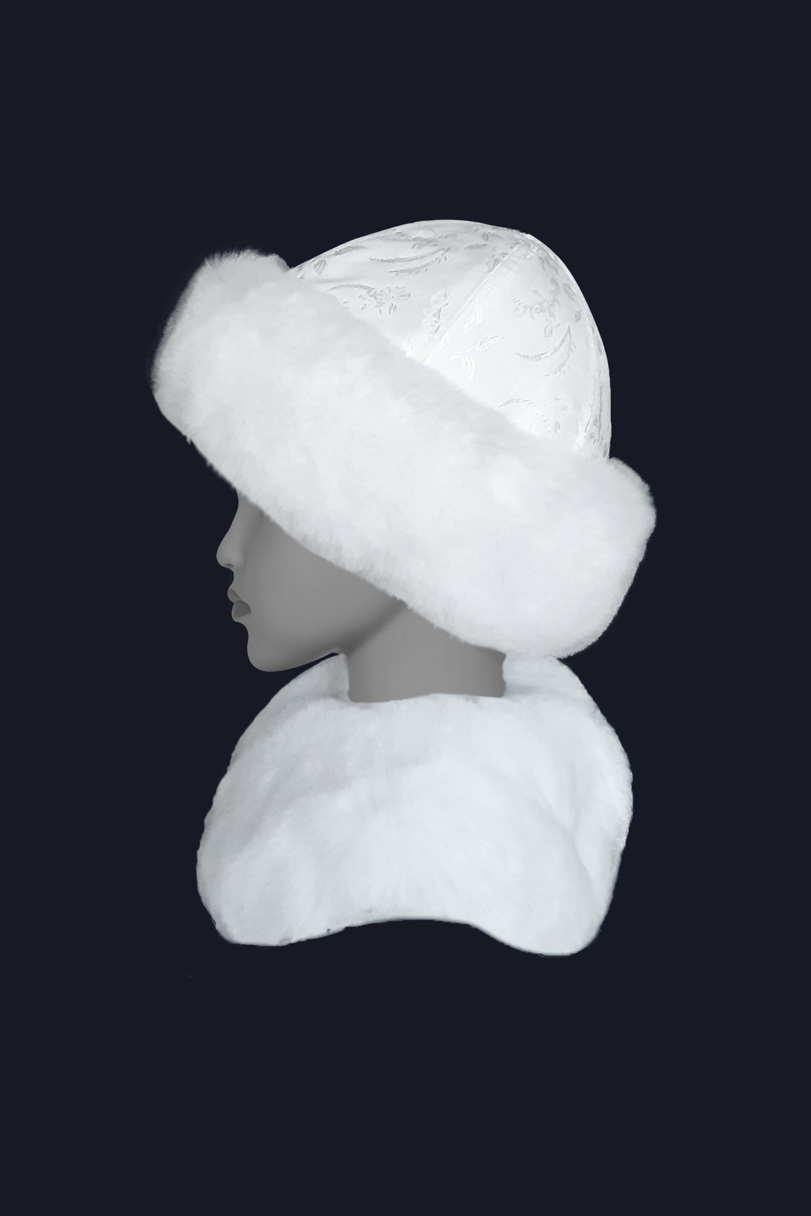 Toque fille fausse fourrure 