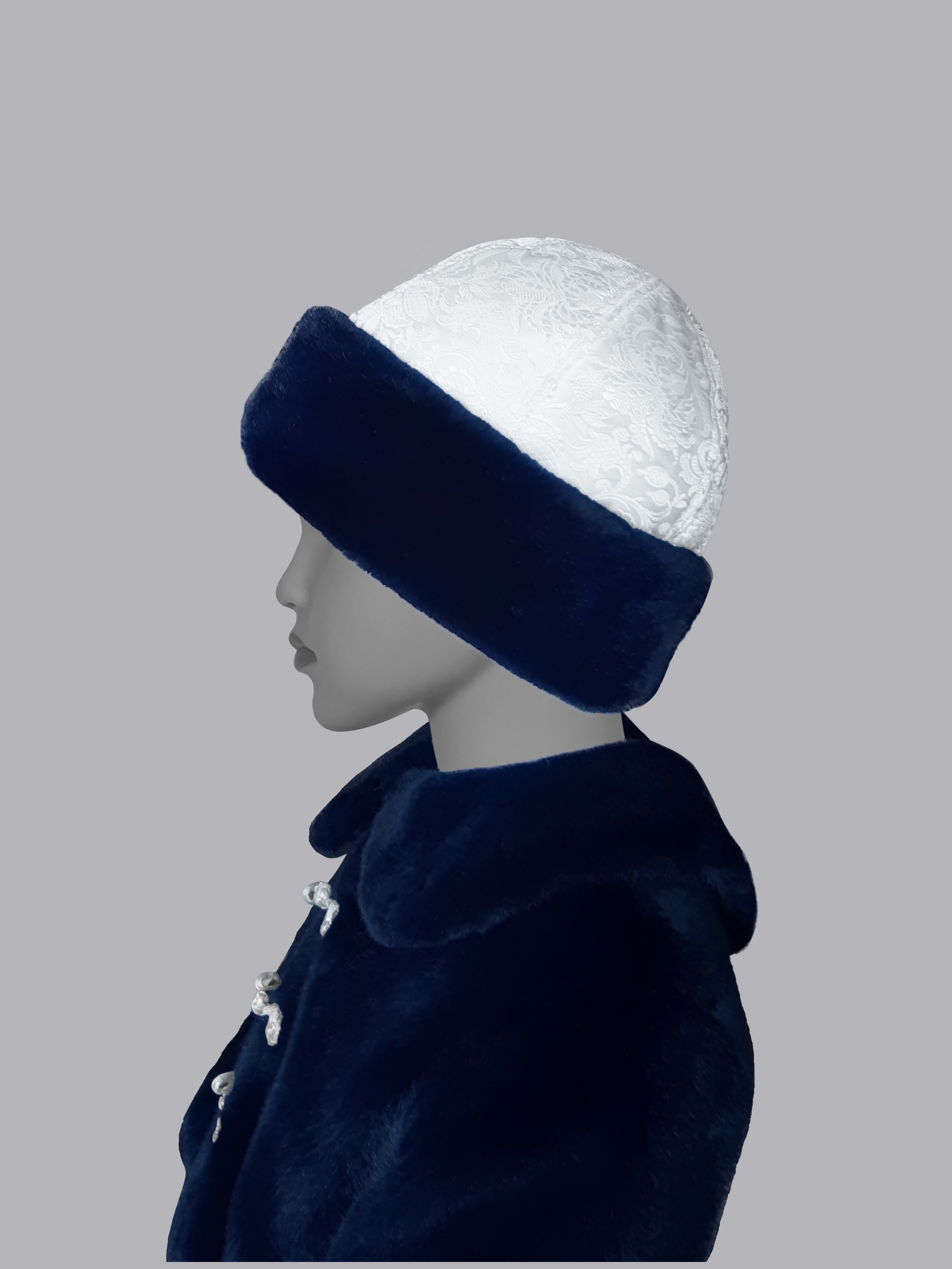 Toque fausse fourrure fille 