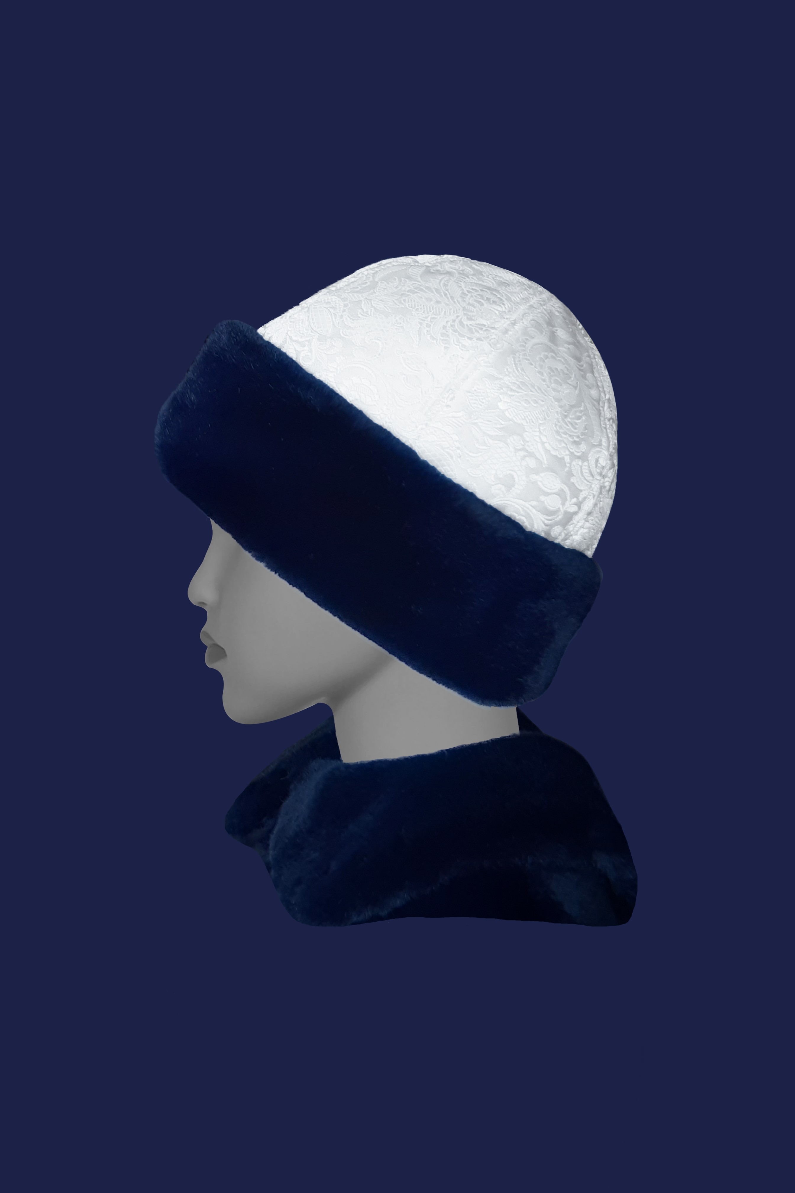 Toque fille fausse fourrure 