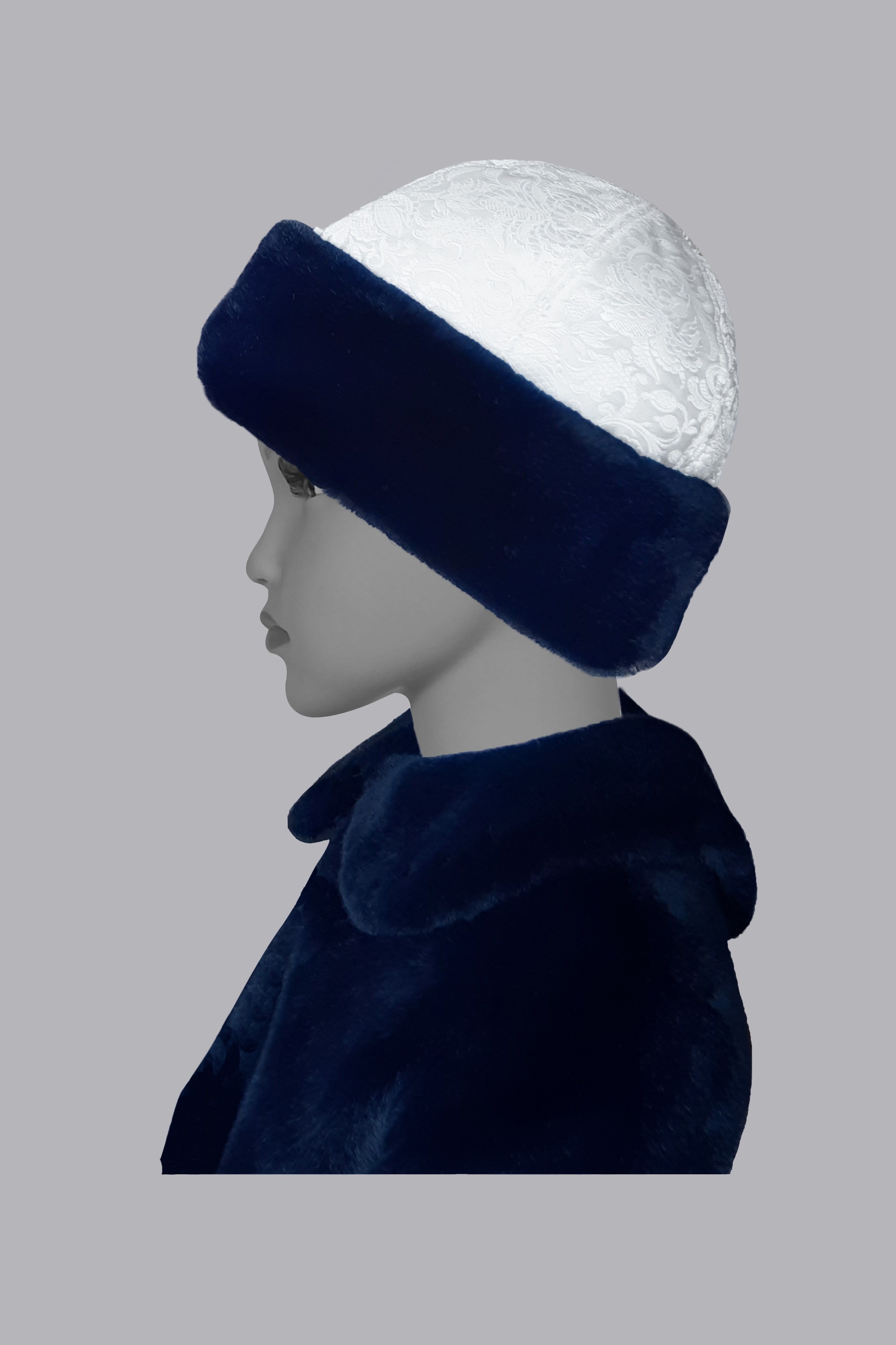 Toque fausse fourrure 