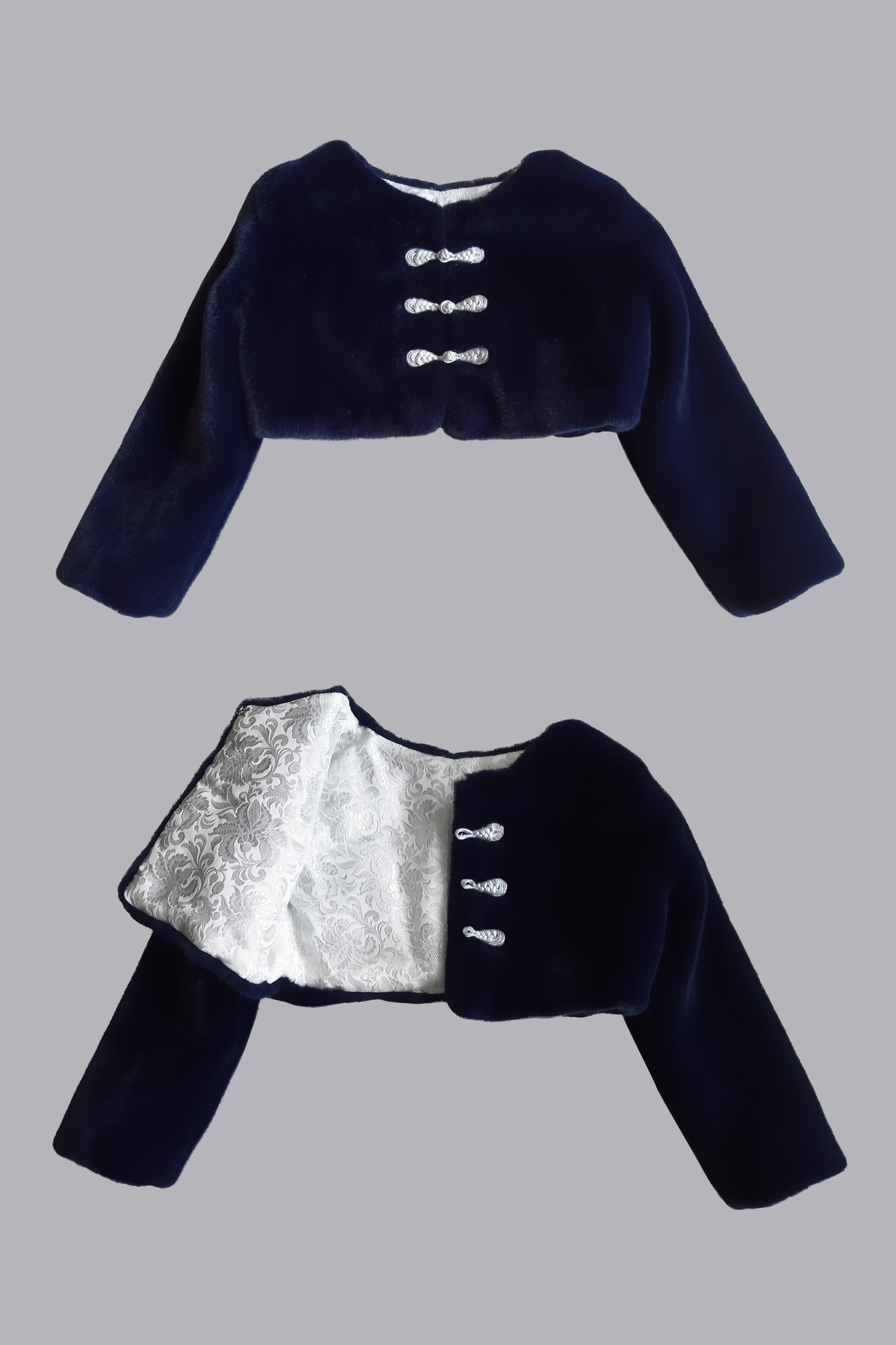 Veste fausse fourrure fille 